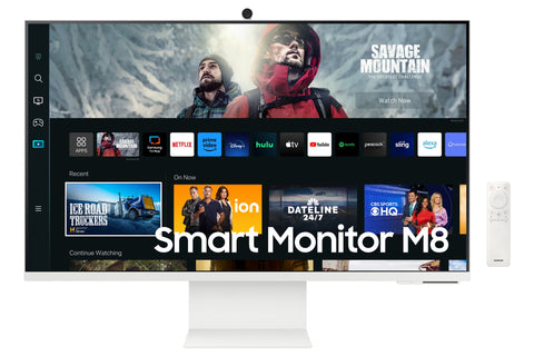 Samsung Smart Monitor M8 S32CM801UU computer monitor 81.3 cm (32") 3840 x 2160 pixels 4K Ultra HD LED White