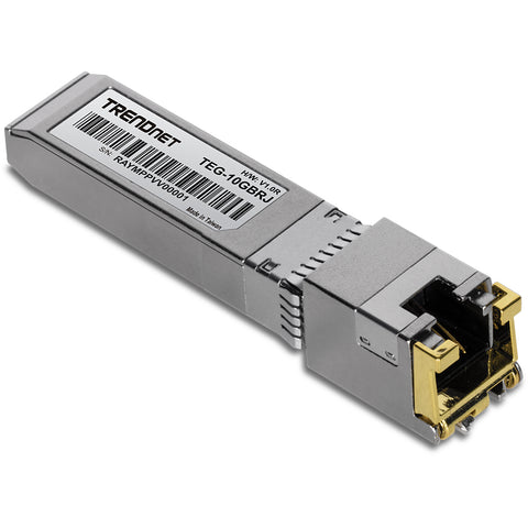 Trendnet TEG-10GBRJ network transceiver module Copper 10000 Mbit/s RJ-45