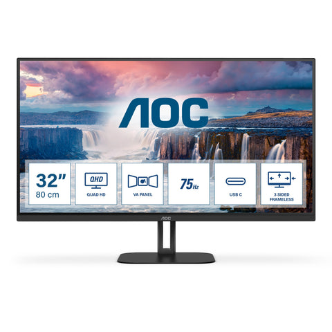 AOC V5 Q32V5CE/BK computer monitor 80 cm (31.5") 2560 x 1440 pixels Quad HD LED Black