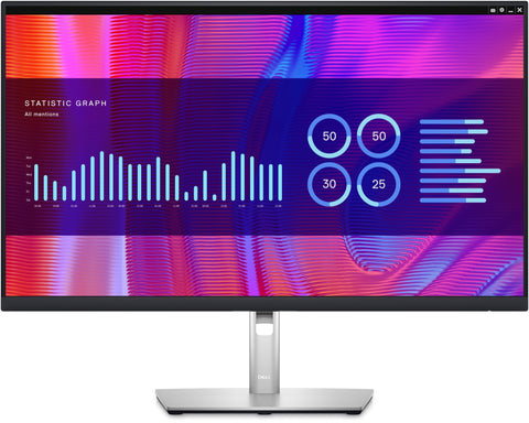 DELL P Series P2723DE LED display 68.6 cm (27") 2560 x 1440 pixels Quad HD LCD Black, Silver