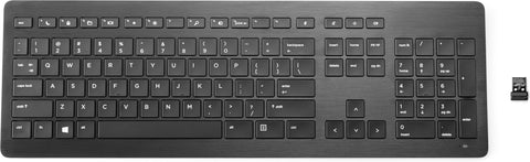 HP 918603-111 keyboard RF Wireless Swiss Black