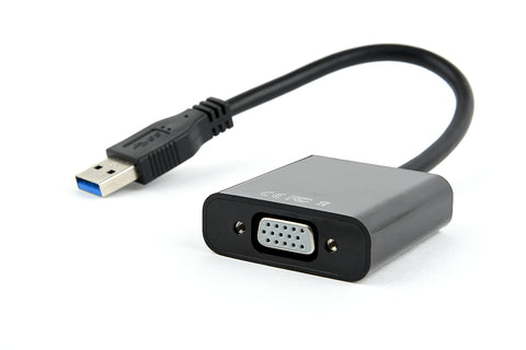 Gembird AB-U3M-VGAF-01 USB graphics adapter 1920 x 1080 pixels Black