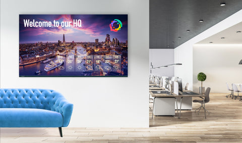 Avocor AVK-8510 Signage Display 2.16 m (85") LED Wi-Fi 450 cd/m² 4K Ultra HD Built-in processor Android 16/7