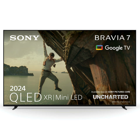 Sony BRAVIA 7 QLED (XR l Mini LED) 65 Inch 4K HDR Google Smart TV (2024) | Gaming Features for PlayStation 5, IMAX Enhanced, Dolby Vision Atmos, Chromecast, AirPlay, 120Hz