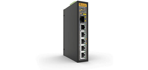 Allied Telesis IS130-6GP Unmanaged L2 Gigabit Ethernet (10/100/1000) Power over Ethernet (PoE) Black