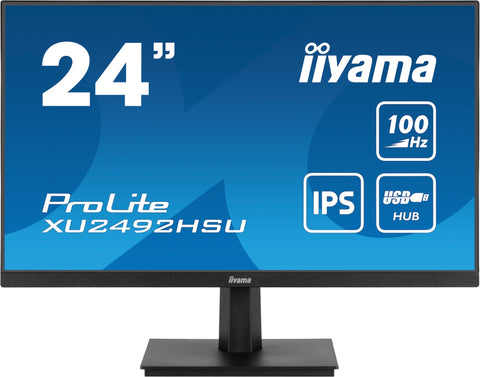 iiyama ProLite computer monitor 60.5 cm (23.8") 1920 x 1080 pixels Full HD LED Black