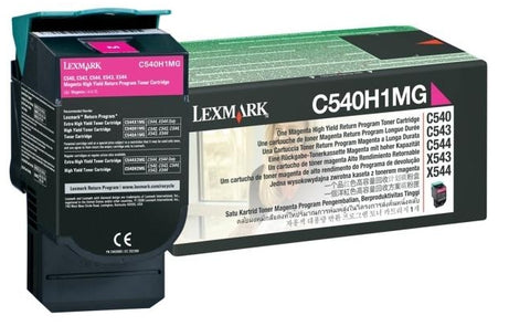 Lexmark C540H1MG Toner magenta return program, 2K pages ISO/IEC 19798 for Lexmark C 540/544/546