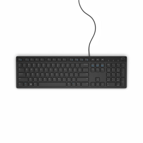 DELL KB216 keyboard USB QWERTY Russian Black