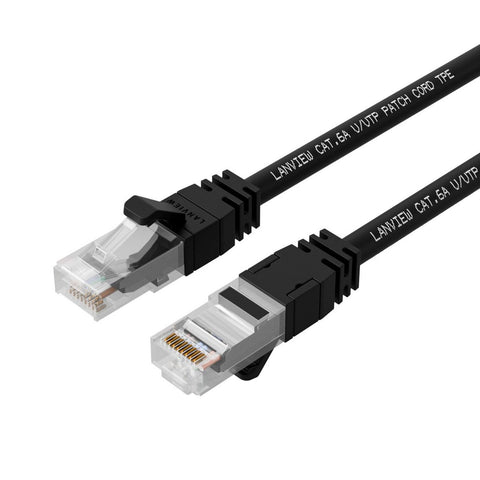 Lanview LV-UTP6A01B networking cable Black 1 m S/FTP (S-STP)