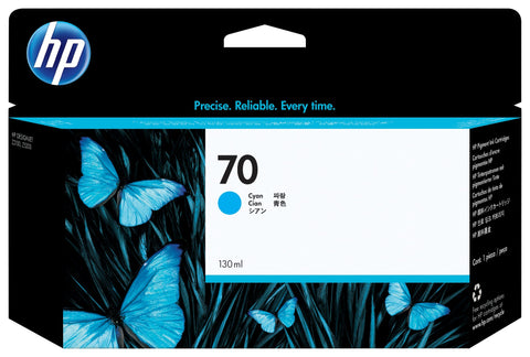 HP C9452A/70 Ink cartridge cyan 130ml for HP DesignJet Z 2100/5200/5400