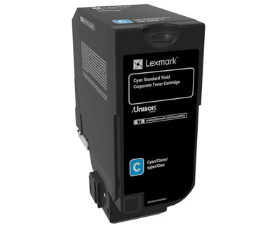 Lexmark 74C2SCE Toner-kit cyan return program Project, 7K pages ISO/IEC 19798 for Lexmark CS 720/725/CX 725