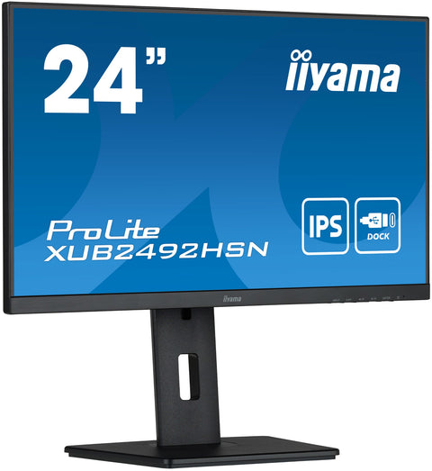 iiyama ProLite XUB2492HSN-B5 LED display 61 cm (24") 1920 x 1080 pixels Full HD Black