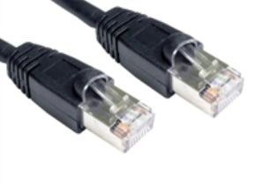 Cables Direct B6ST-702K networking cable Black 2 m Cat6 F/UTP (FTP)