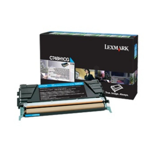 Lexmark C748H3CG Toner cartridge cyan Project, 10K pages ISO/IEC 19798 for Lexmark C 748