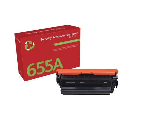 Xerox 006R04343 Toner cartridge black, 12.5K pages (replaces HP 655A/CF450A) for HP LaserJet M 652/681