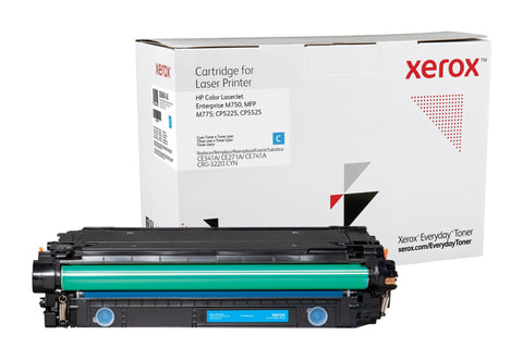 Xerox 006R04148 Toner cartridge cyan, 16K pages (replaces HP 307A/CE741A 650A/CE271A 651A/CE341A) for HP CLJ CP 5220/5525/LaserJet 700 M775