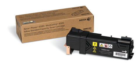 Xerox 106R01593 Toner yellow, 1K pages for Xerox Phaser 6500