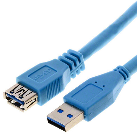 Helos 014685 USB cable 1.8 m USB 3.2 Gen 1 (3.1 Gen 1) USB A Blue