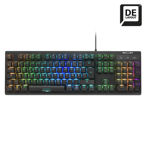 Sharkoon SKILLER SGK30 keyboard USB QWERTZ German Black