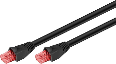 Wentronic 55439 networking cable Black 75 m Cat6 U/UTP (UTP)