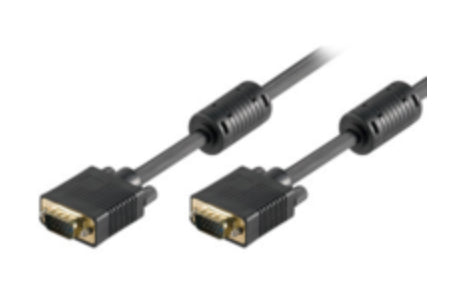 Microconnect SVGA, 5m VGA cable VGA (D-Sub) Black