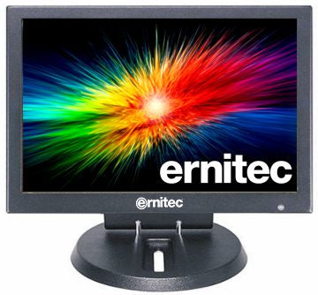 Ernitec Surveillance computer monitor 20.3 cm (8") 800 x 600 pixels SVGA LED Black