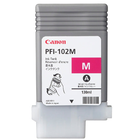 Canon 0897B001/PFI-102M Ink cartridge magenta 130ml for Canon IPF 500/600/700