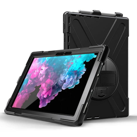 eSTUFF AUSTIN Defender Case for Microsoft Surface Pro 7+/7/6/5/4 - Black