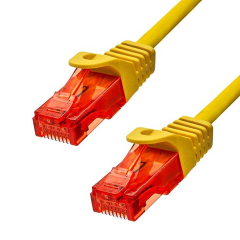 ProXtend CAT6 U/UTP CU LSZH Ethernet Cable Yellow 20CM