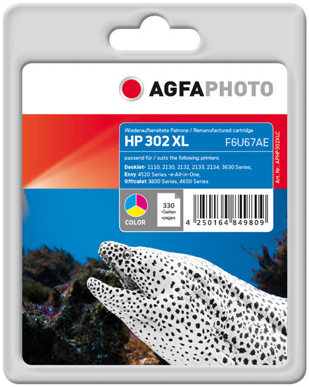 AgfaPhoto APHP302XLC ink cartridge Cyan, Magenta, Yellow