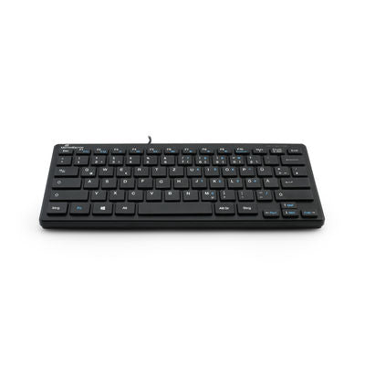 MediaRange MROS112 keyboard USB QWERTZ German, Swiss Black