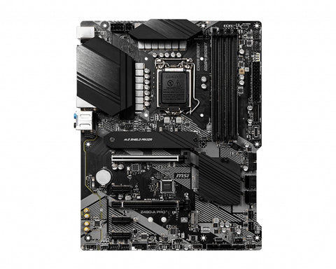 MSI Z490-A PRO Motherboard 'ATX, LGA1200, DDR4, LAN, USB 3.2 Gen2, Type C, M.2, DisplayPort, HDMI, Gen 4 Ready, 10th Gen Intel Core'