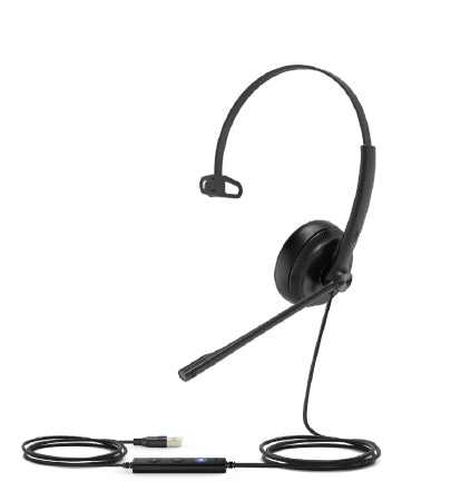 Yealink UH34 Lite Headset Wired Head-band Office/Call center Black