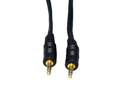 Cables Direct 2m 3.5mm, M - M audio cable Black