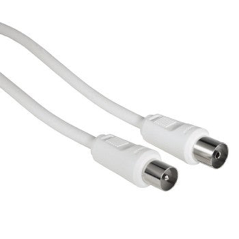 Hama 00011906 coaxial cable 5 m Coaxial M Coaxial FM White