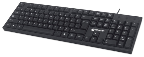 Manhattan 179324 keyboard USB QWERTY English Black