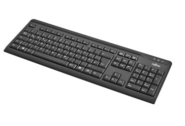 Fujitsu KB410 keyboard USB QWERTZ German Black