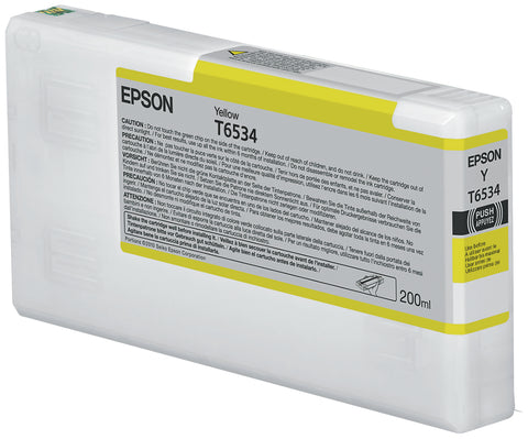 Epson C13T653400/T6534 Ink cartridge yellow 200ml for Epson Stylus Pro 4900