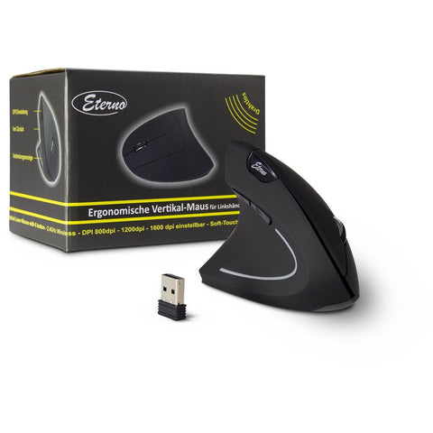 Inter-Tech KM-206L mouse Ambidextrous RF Wireless Optical 1600 DPI