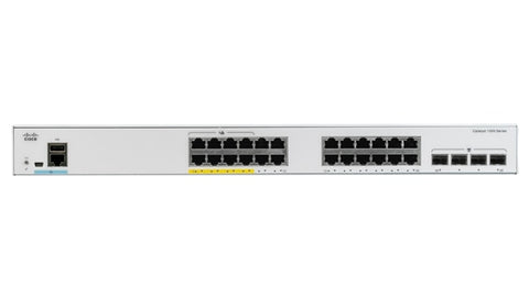 Cisco Catalyst C1000-24P-4X-L network switch Managed L2 Gigabit Ethernet (10/100/1000) Power over Ethernet (PoE) Grey