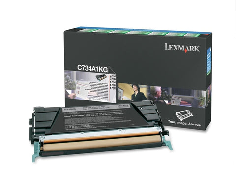 Lexmark C734A1KG Toner-kit black return program, 8K pages ISO/IEC 19752 for Lexmark C 734/736