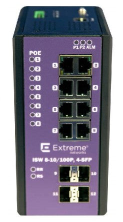 Extreme networks 16802 network switch Managed L2 Fast Ethernet (10/100) Power over Ethernet (PoE) Black, Lilac