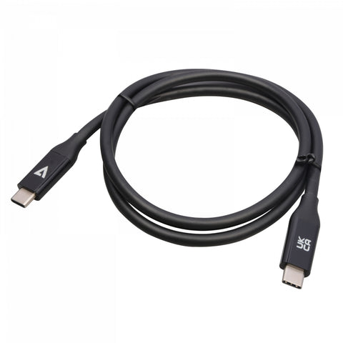 V7 V7USB4-80CM USB cable 0.8 m USB C Black