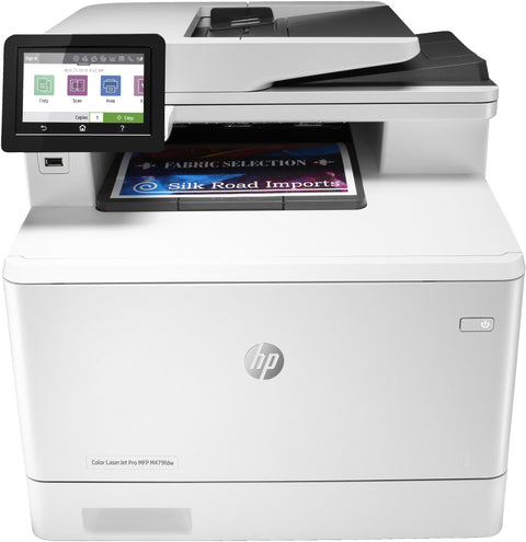 HP Color LaserJet Pro MFP M479fdw, Print, copy, scan, fax, email, Scan to email/PDF; Two-sided printing; 50-sheet uncurled ADF