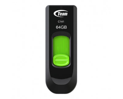 Team Group C145 USB flash drive 64 GB USB Type-A 3.2 Gen 1 (3.1 Gen 1) Black, Green