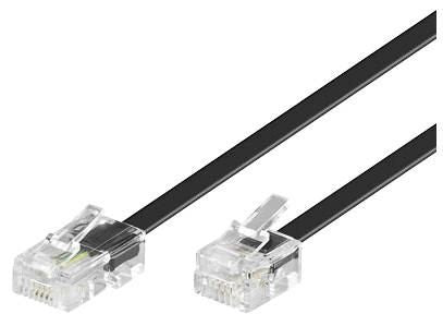 Microconnect MPK451S telephone cable 1 m Black