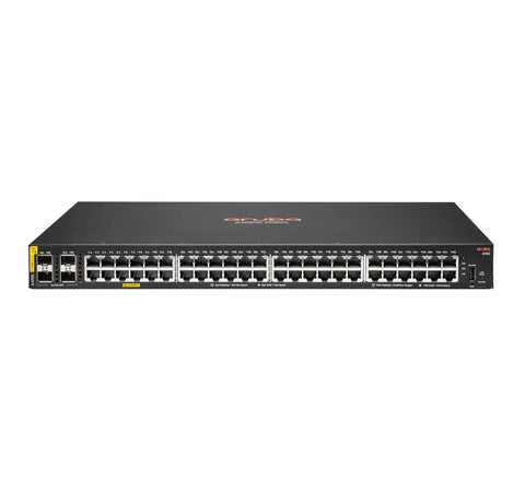 Aruba 6100 48G Class4 PoE 4SFP+ 370W Managed L3 Gigabit Ethernet (10/100/1000) Power over Ethernet (PoE) 1U Black