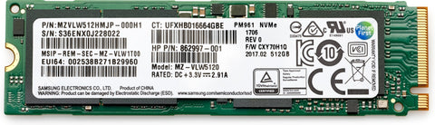 HP 512 GB TLC PCIe 3x4 NVMe M.2 Solid State Drive