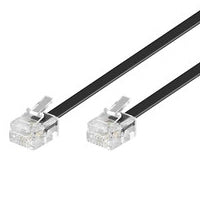 Microconnect RJ11/RJ11 15m Black