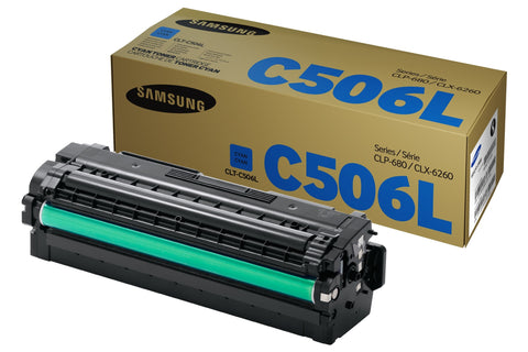 Samsung CLT-C506L/ELS/C506L Toner cartridge cyan, 3.5K pages ISO/IEC 19752 for Samsung CLP-680